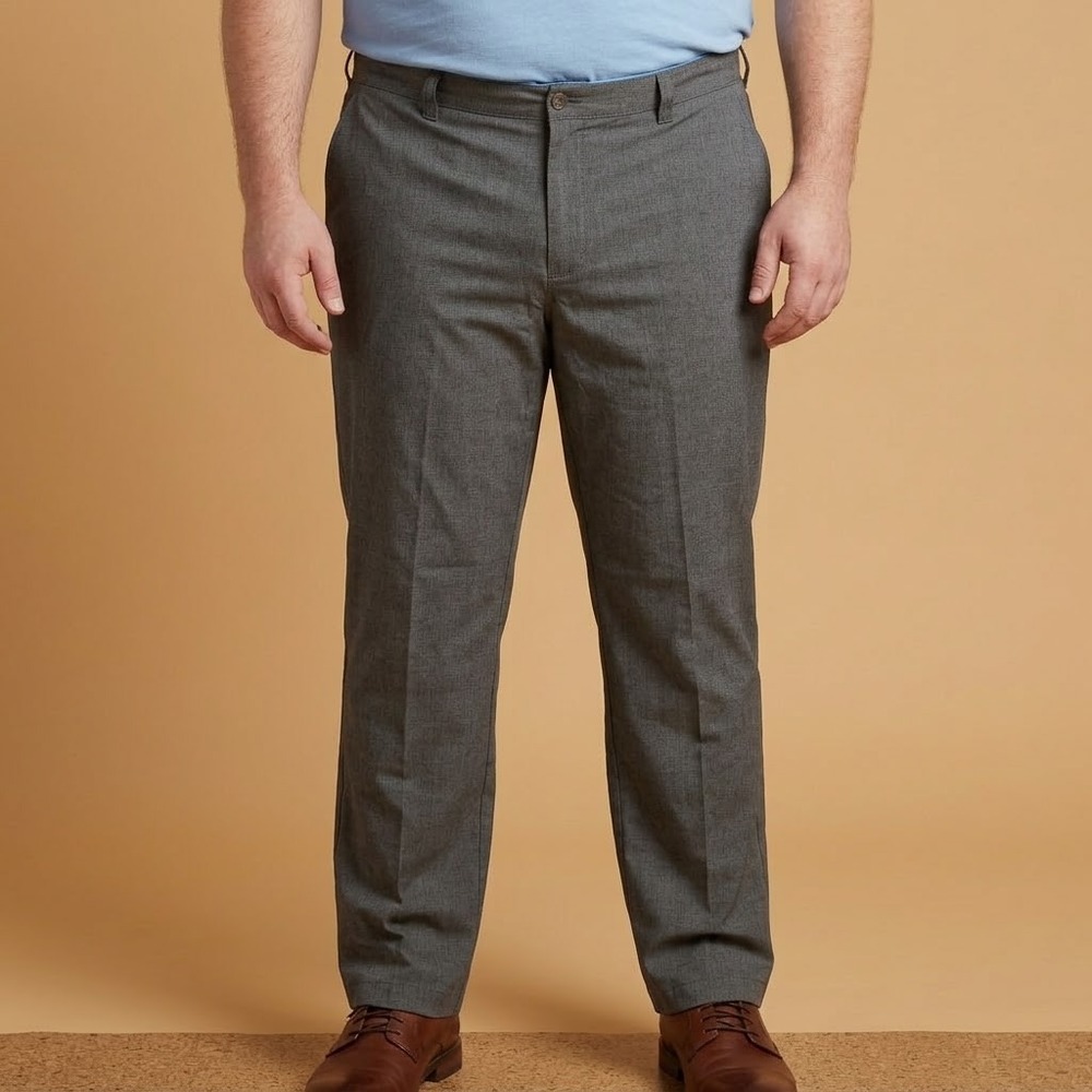 Bluffworks Pants Men's 40x32 Gray Travel Tech Performance Made in NYC